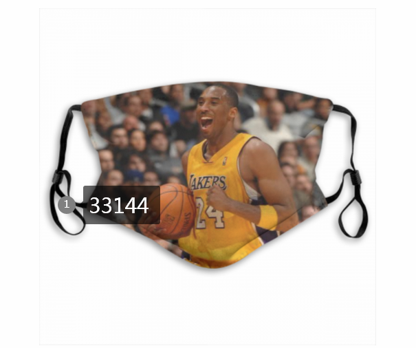 2021 NBA Los Angeles Lakers #24 kobe bryant 33144 Dust mask with filter